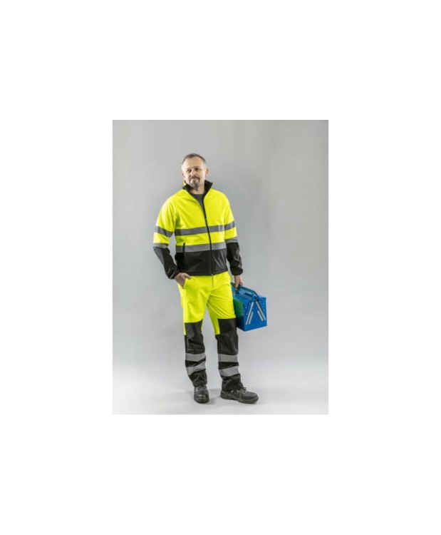 EXTER kurtka ostrzegawcza softshell żółta XL (54) HT5K335-XL (1A)