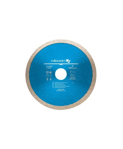 Tarcza diamentowa ciągła 125 mm HT6D702 (25C)