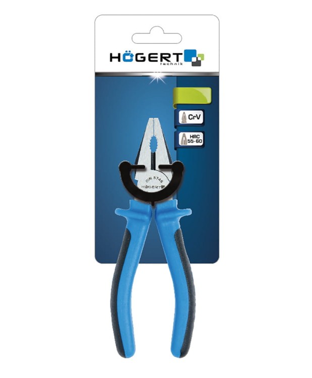 Hoegert Szczypce uniwersalne 180 mm, CrV HT1P008 (S11)