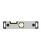 Poziomnica aluminiowa 23cm, 3 libelki, widok pionowy HT4M003 (23C) S