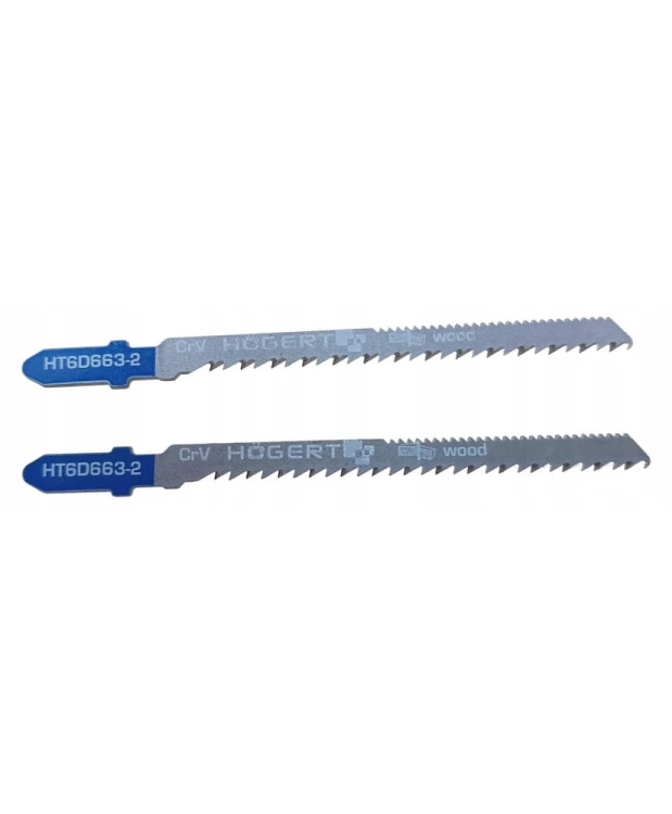 Brzeszczoty do wyrzynarki 100 mm, zakres cięcia 4-30 mm, krzywoliniowe, 2 szt. HT6D663-2 (15A)