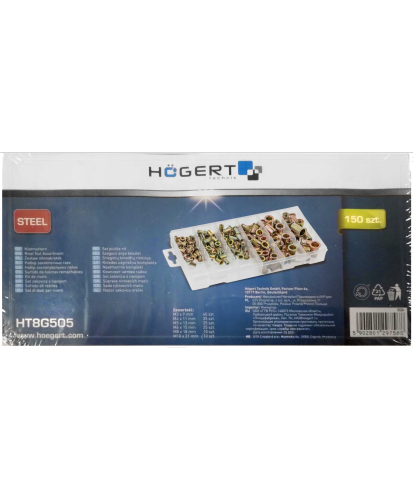 Zestaw nitonakrętek 150 szt. HT8G505 (16E) (S5)