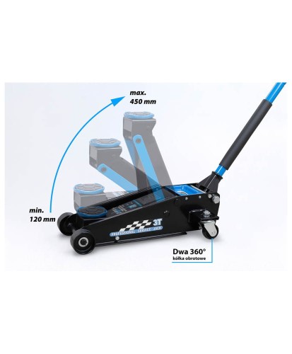 Podnośnik warsztatowy samochodowy lewarek żaba 3t FR5242 Promocja