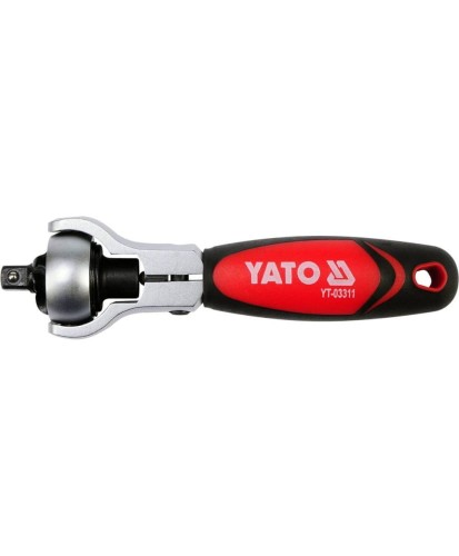 GRZECHOTKA 2W1 DO BITÓW I NASADEK Z GŁOWICĄ OBROTOWĄ YT-03311  (4B)