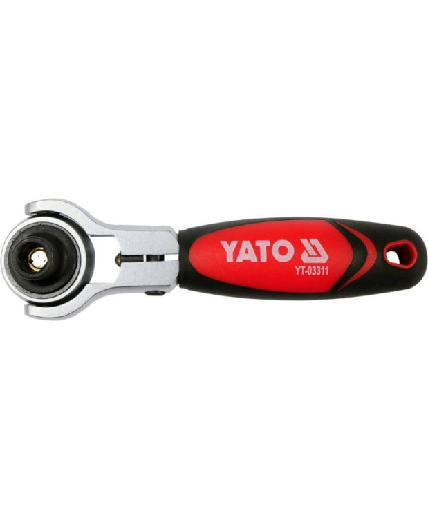 GRZECHOTKA 2W1 DO BITÓW I NASADEK Z GŁOWICĄ OBROTOWĄ YT-03311  (4B)