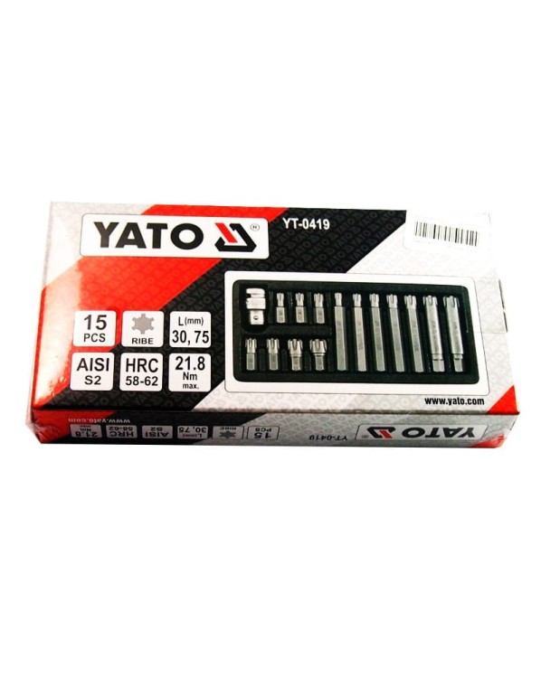 15el Zestaw kluczy Ribe M6-M14  YT-0419  (2C)