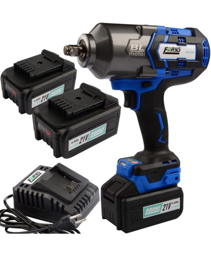 Klucz udarowy akumulatorowy WT02F1302 21V/4.0Ah + akumulatory