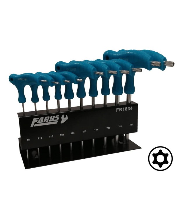 Zestaw pokręteł Torx T9-T50 FR1834