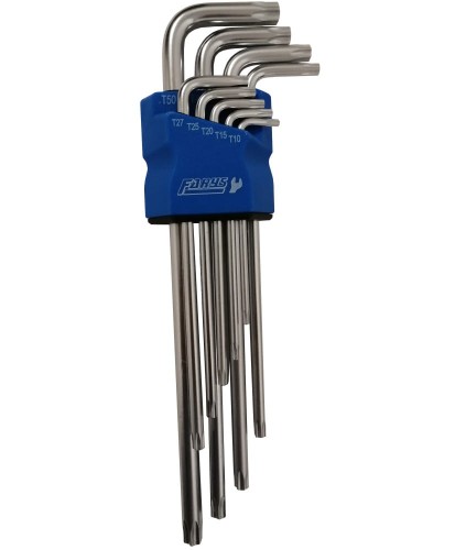 Zestaw pokręteł Torx, Extra długie, Typ L z otworem T10-T50 FR1815