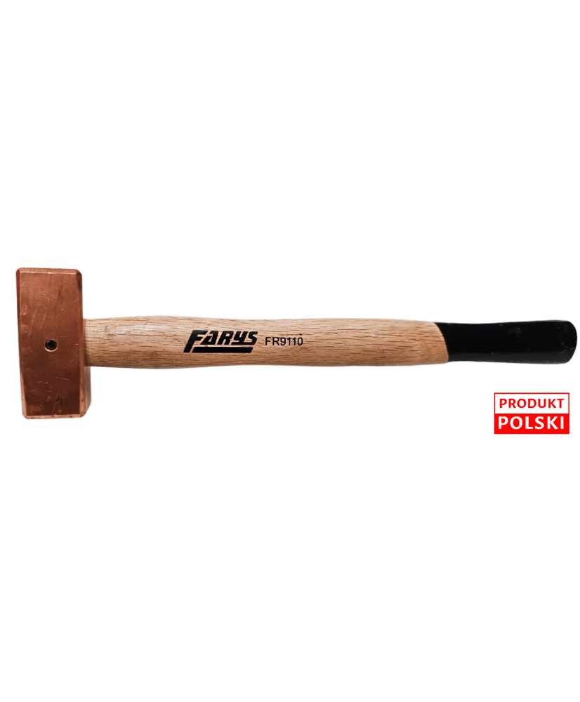Miedziany młotek kwadratowy 25x25 300 gr Farys FR9110 (29F)