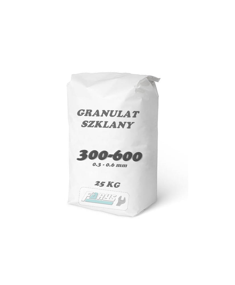 Granulat szklany ścierniwo 300-600 PREMIUM 25 KG FR9193