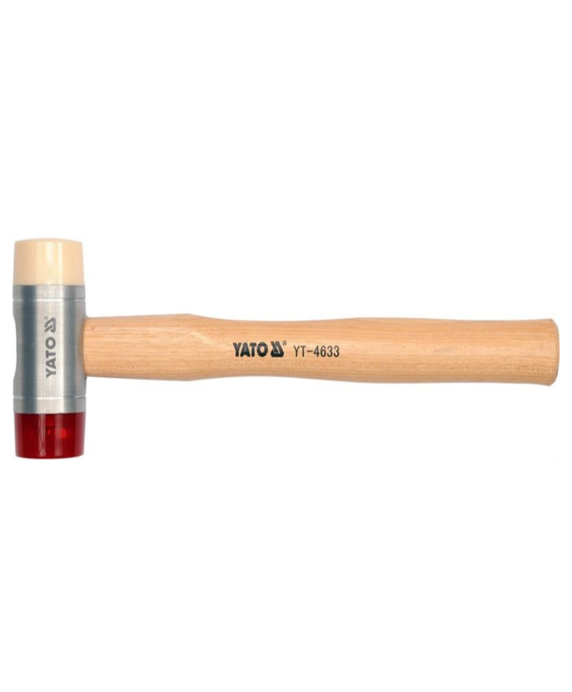 Młotek blacharski 150g 22mm trzonek hiko pu&amp;nylon YT-4630 (S4)