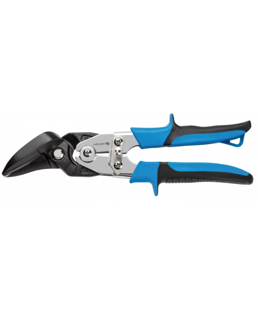 Nożyce do blachy 250 mm, odgięte, lewe, CrMo HT3B504 (S9)