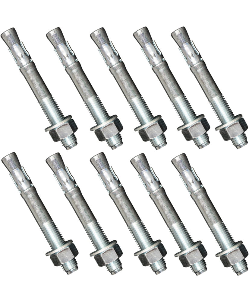 Kotwy kotwa do betonu Ø16x200 mm - 10 sztuk