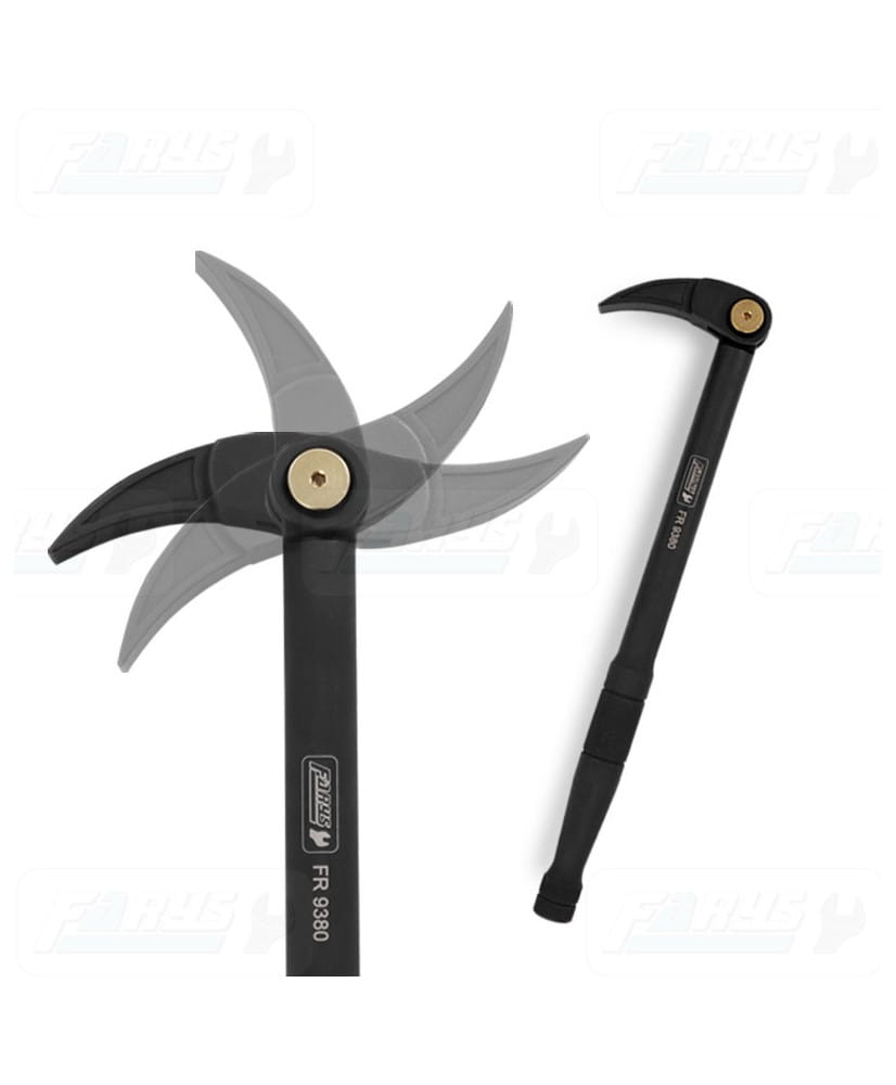 Łyżka regulowana pręt do podważania Łom regulowany 305 mm FARYS FR9380