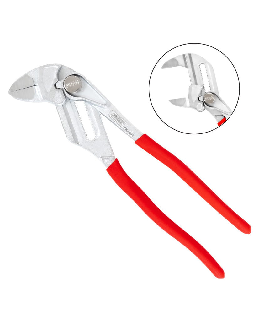 Szczypce nastawne 250mm płaskie regulowane chromowane FR4584
