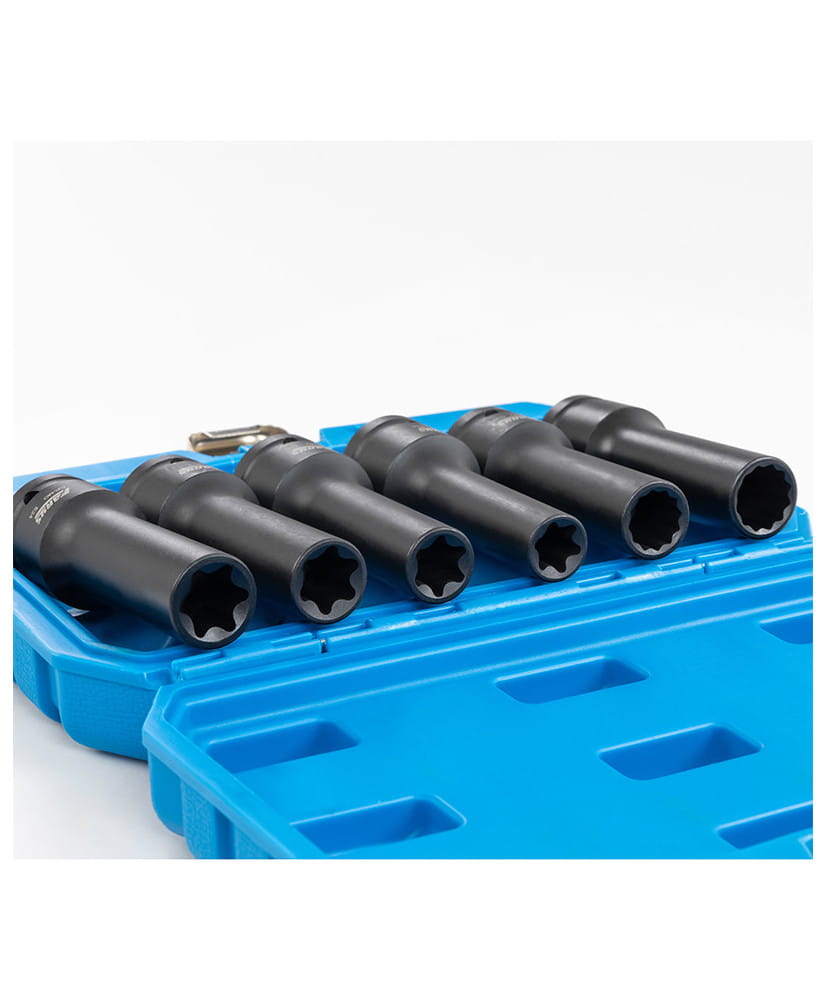 ZESTAW NASADEK UDAROWYCH 3/4" TORX E18 E20 E22 E24 SPLINE 17/19mm FR2364