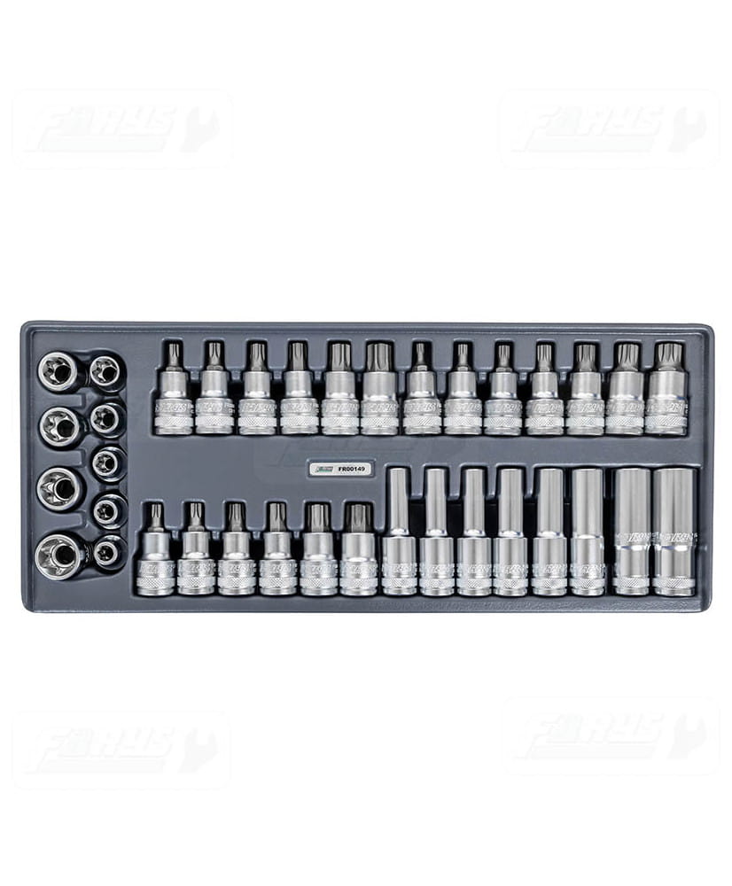 FR00149 Wkład do szafki - zestaw kluczy TORX 1/2” 36el.