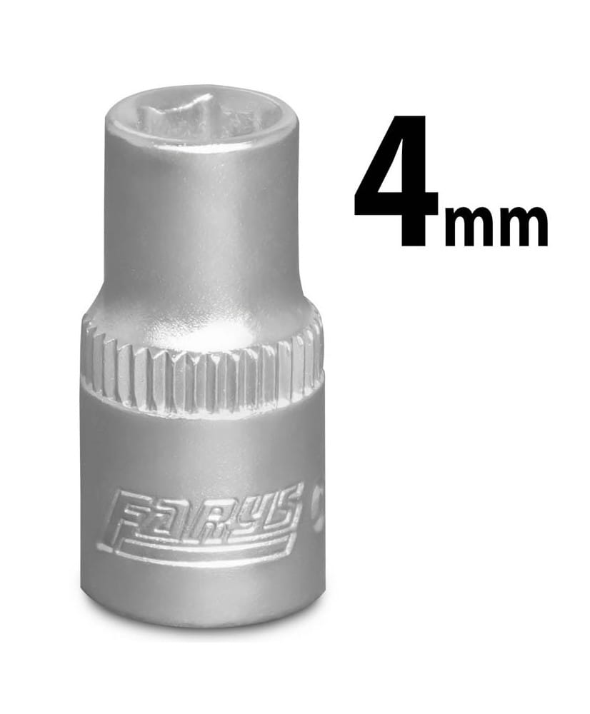 Nasadka 4mm 1/4"  sześciokątna krótka FR1401