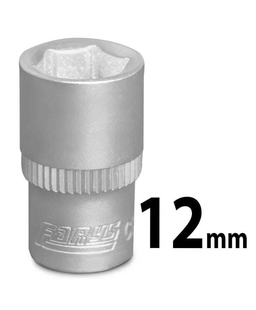 Nasadka 12mm 1/4"  sześciokątna krótka FR1412