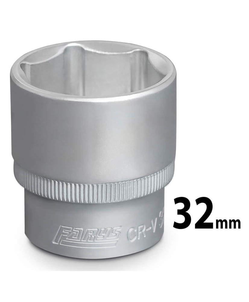 Nasadka 32mm 1/2"  sześciokątna krótka FR1225