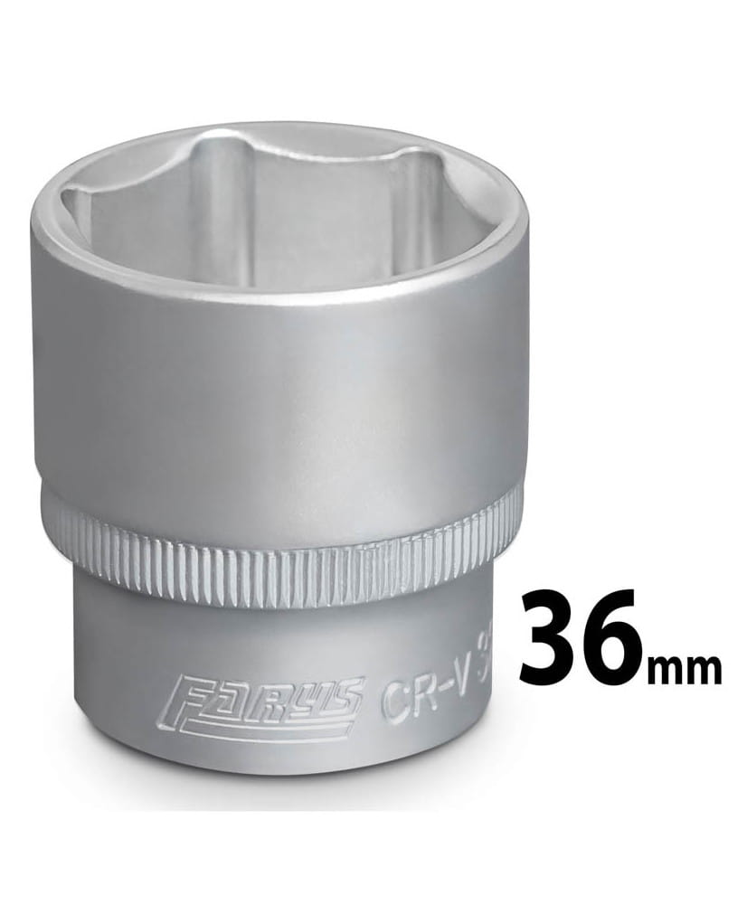 Nasadka 36mm 1/2"  sześciokątna krótka FR1229