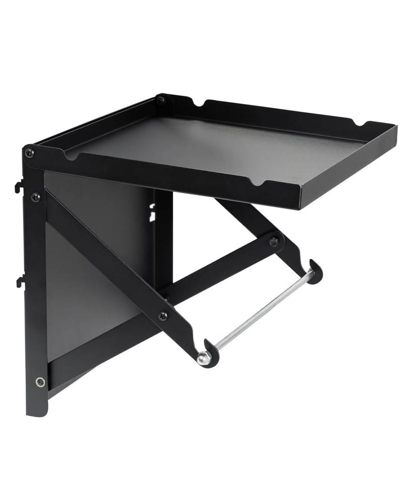 Uchwyt na ręcznik papierowy z półką zawieszany na szafce warsztatowej FR4002