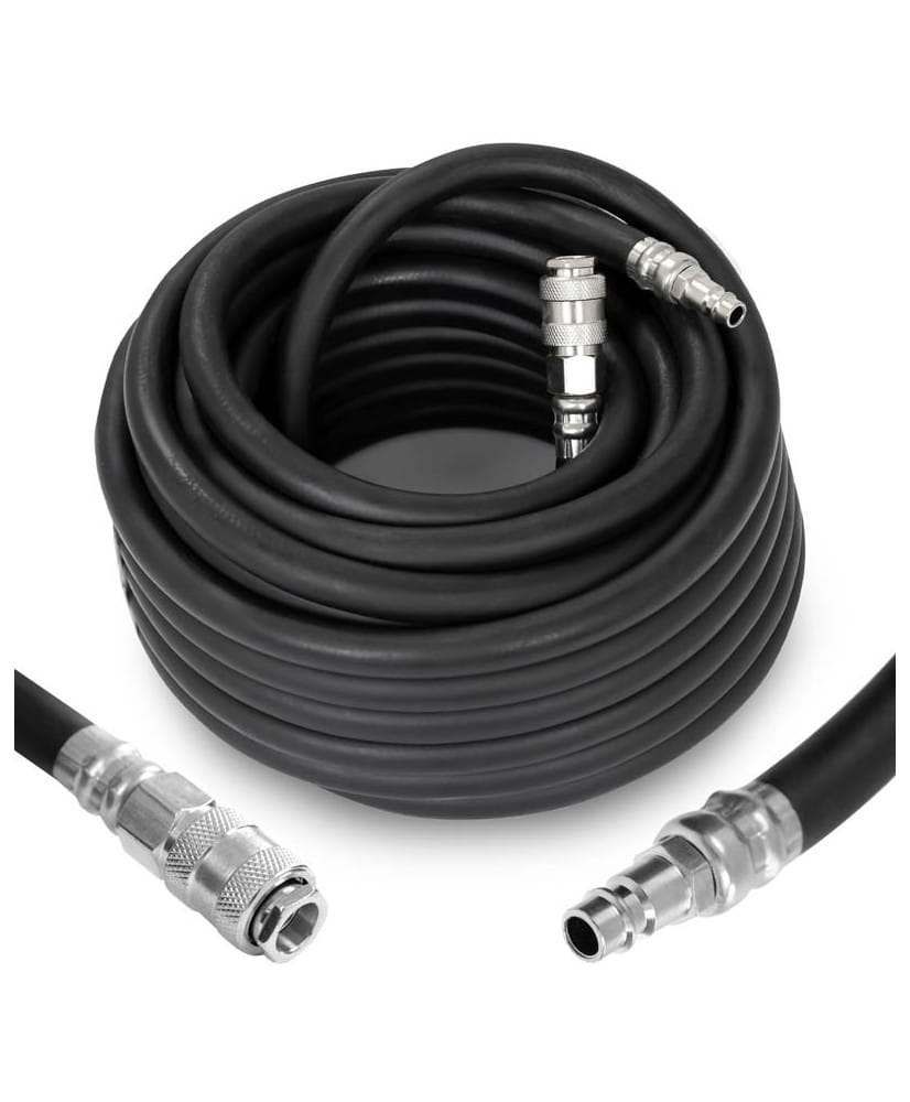 Wąż pneumatyczny gumowy okuty 15m / FI 16x9,5 mm do kompresora FR7410