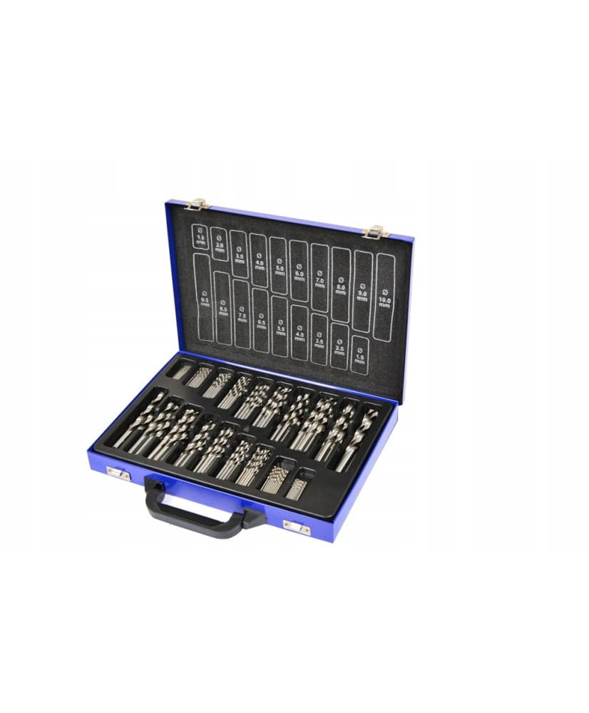 Wiertła do metalu w walizce HSS 170 szt FR4828
