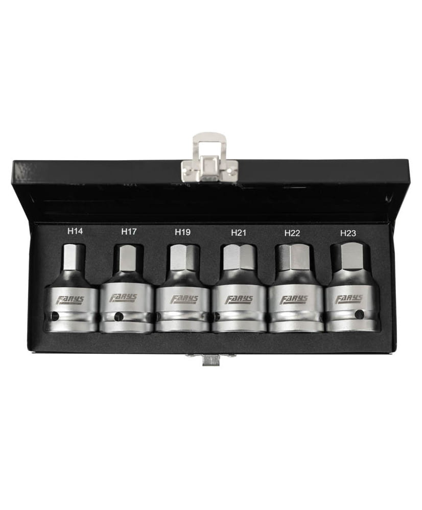 Zestaw imbus nasadki 3/4 HEX 14-23 FR2058 Farys
