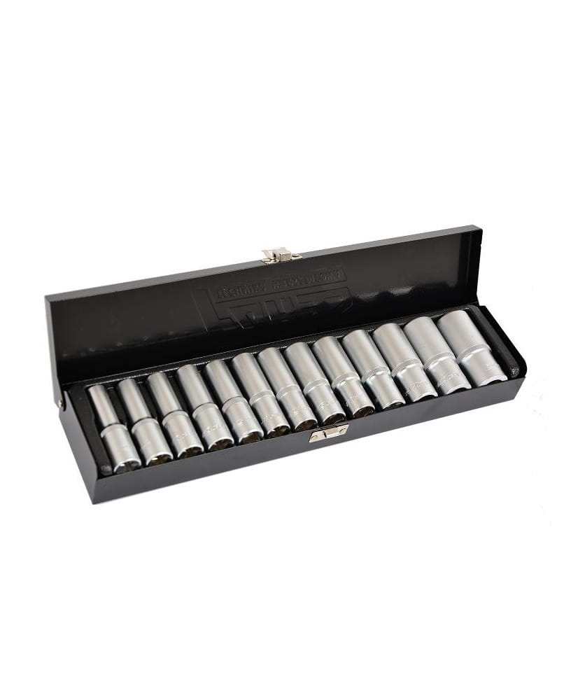 Klucze nasadki długie 13el. 10-27 mm  FR2065