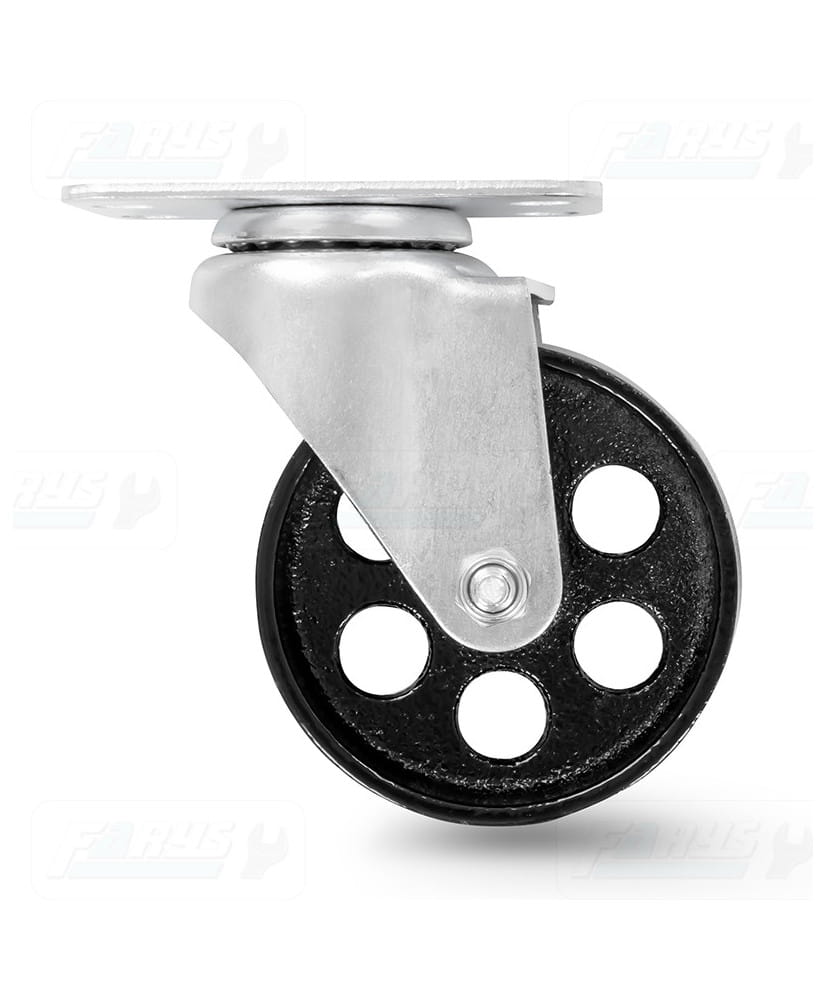 KÓŁKO KOŁO skrętne do podnośnika żuraw - duże 90mm