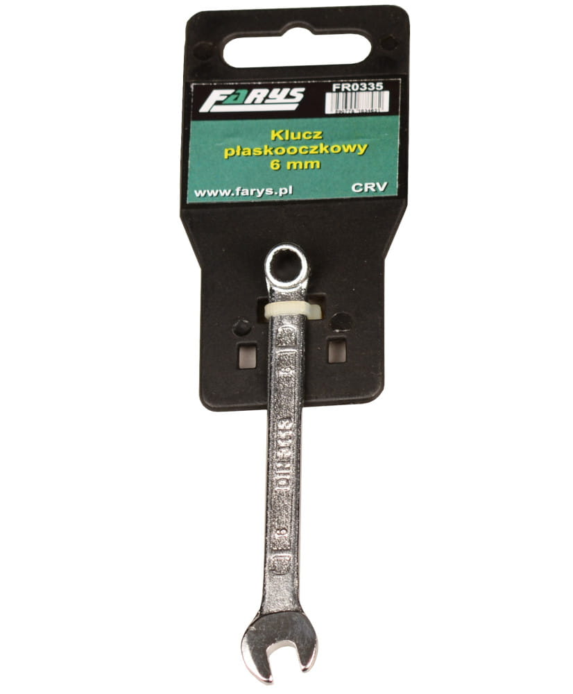 Klucz płasko-oczkowy 6MM FR0335