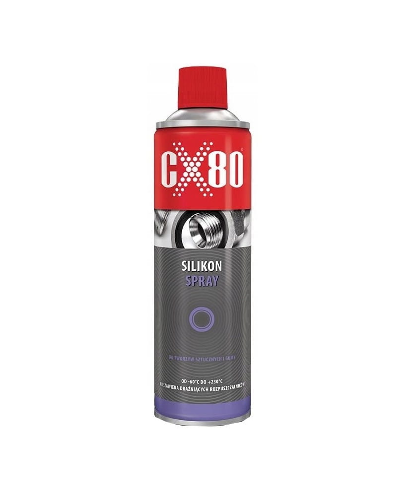 CX80 SILIKON W SPRAY do gumy wysoka lepkość 500ml  (31C) (S1)