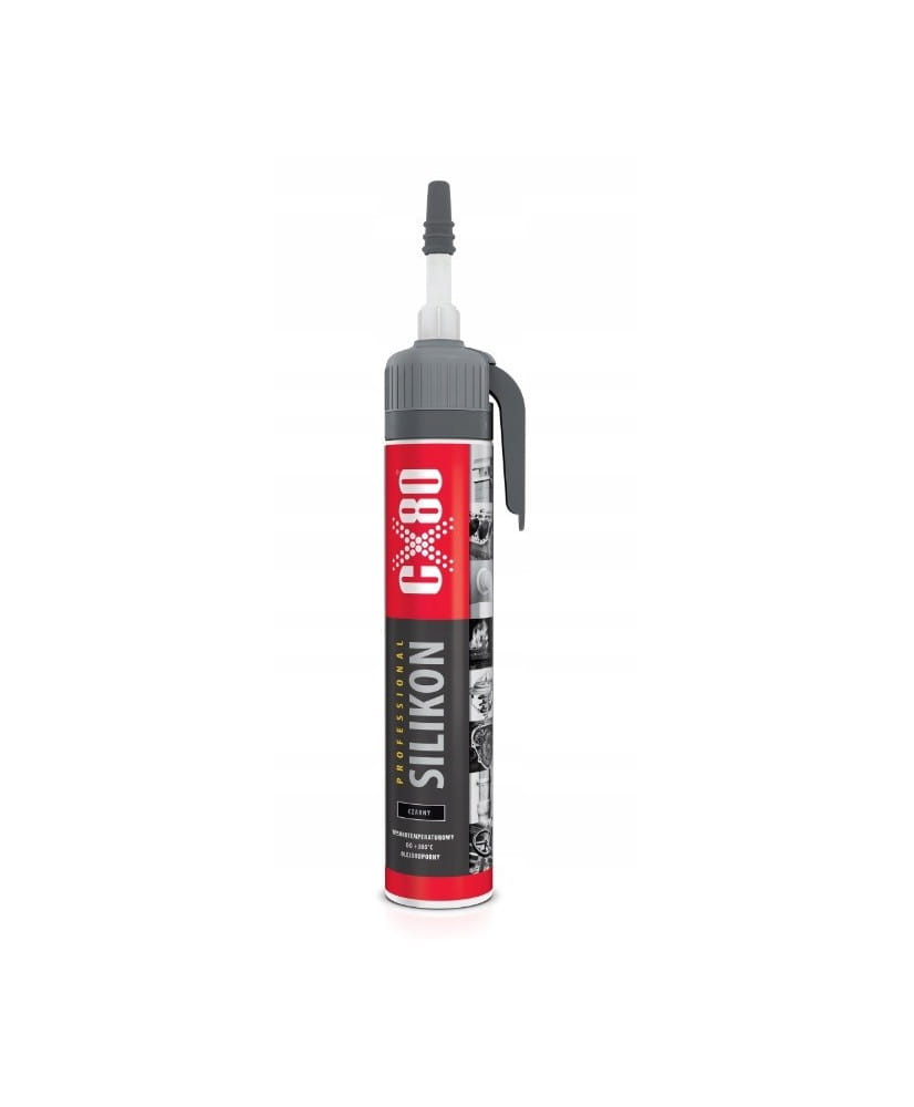 Cx80 Professional silikon wysokotemperaturowy czarny 210g (32B) (S1)