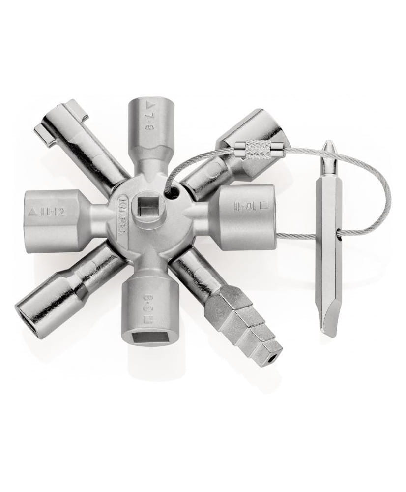 Klucze wielofunkcyjne do szaf sterowniczych KNIPEX TwinKey 001101  (S2)