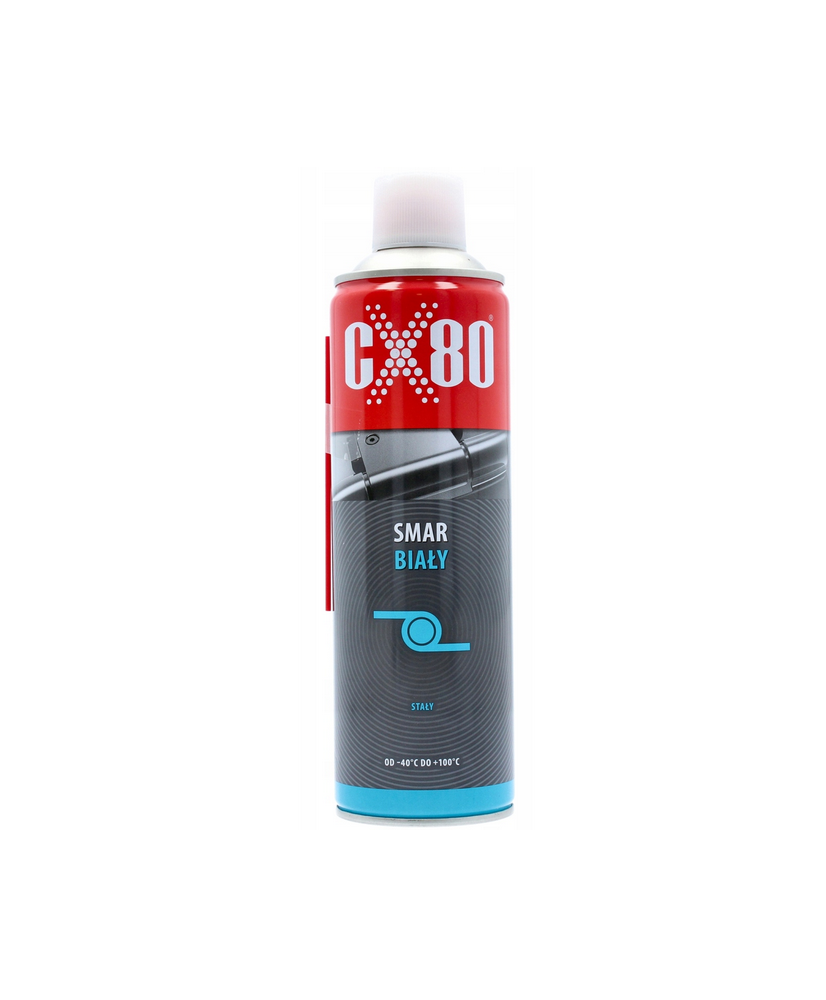 CX80 SMAR BIAŁY DO ZAMKÓW ZAWIASÓW STAŁY 500ML (S1) GTU 02