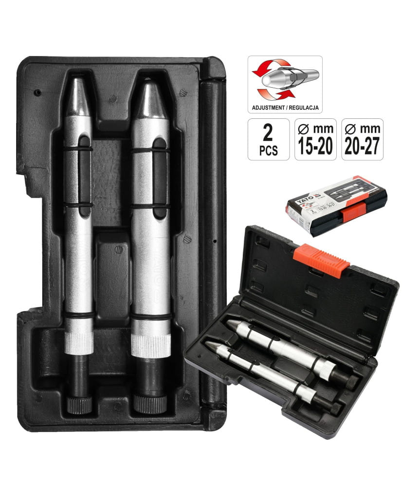 YATO Zestaw do centrowania tarczy sprzęgła. Zakres 15-20mm 20-27mm YT-06312