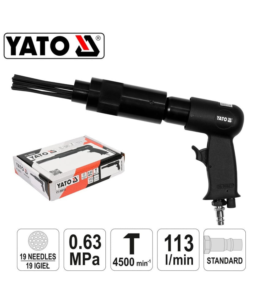YATO Pneumatyczny młotek igłowy YT-09910 (26B)