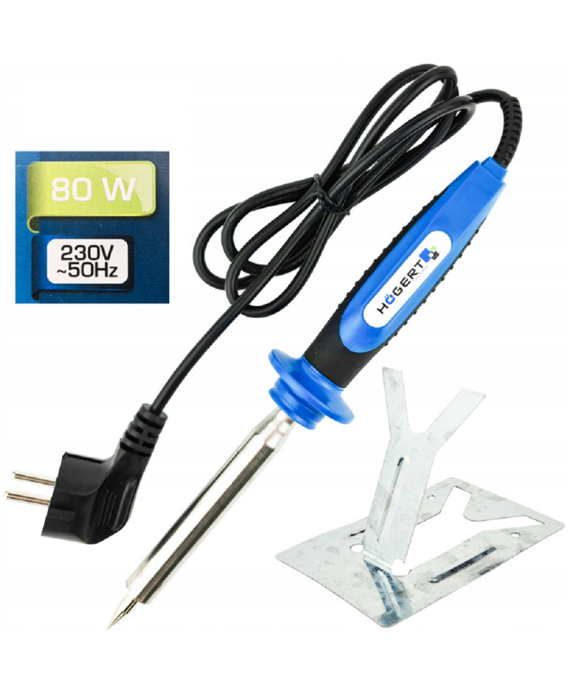 Lutownica elektryczna kolbowa mocna precyzyjna 80W HT2C303  (17D)(S27)