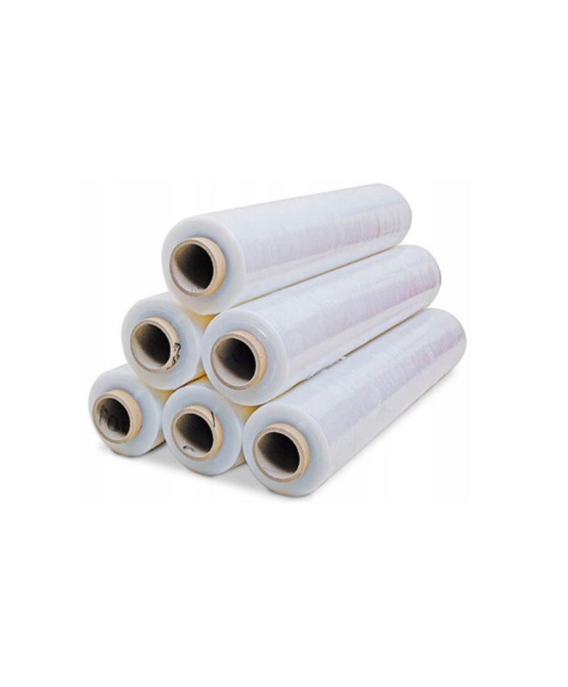 6szt Folia stretch strecz bezbarwna mocna XL 50cm Farys