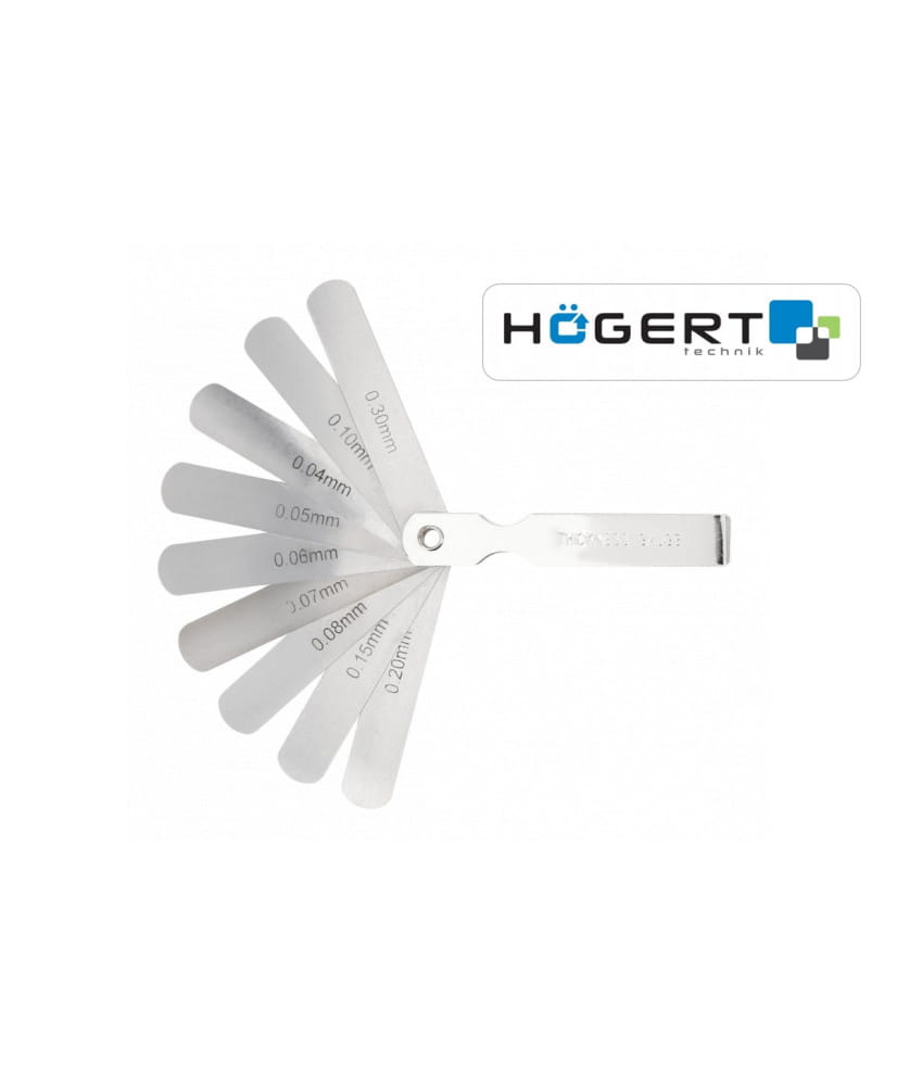 Szczelinomierz 9 listkowy HT8G330  (16B) (S4)