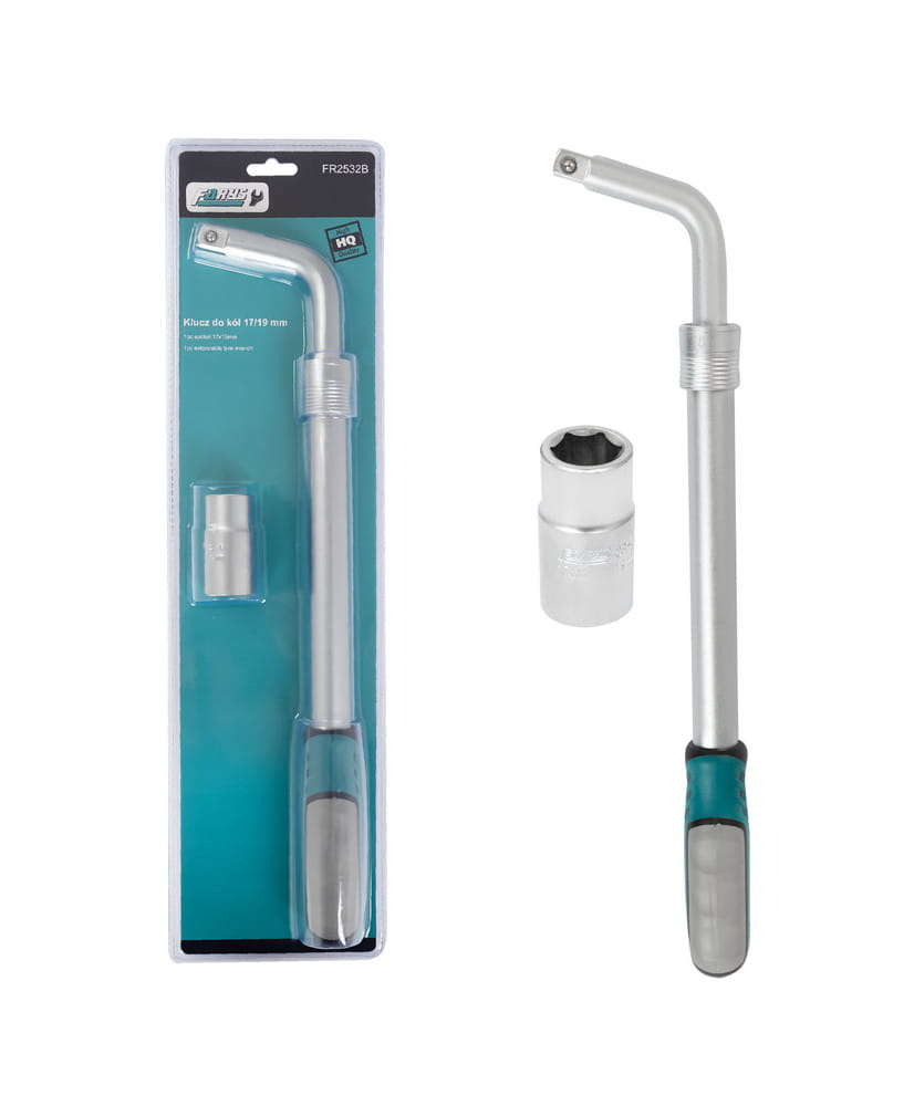 Klucz do kół teleskopowy z nasadką 17/19 na blistrze FR2532