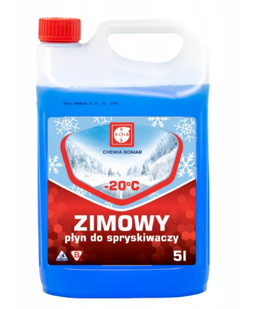 Płyn zimowy do spryskiwaczy dla firm Bomar 5L