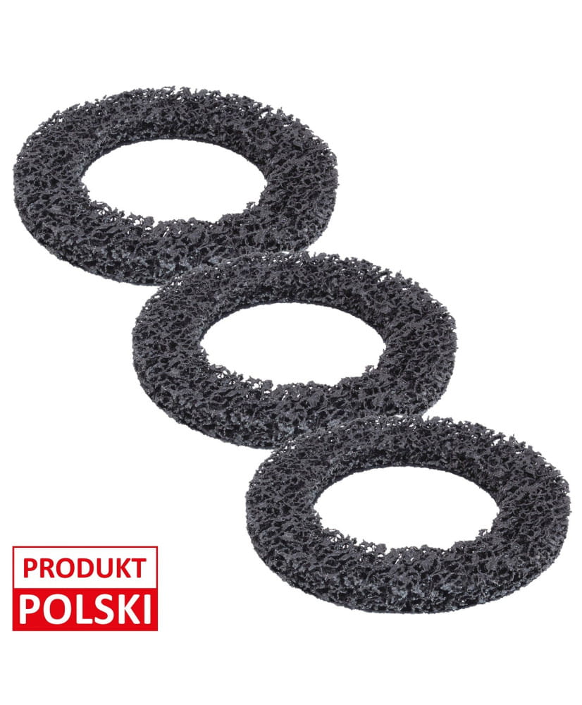 3x Ściernica do czyszczenia piast i tarcz hamulcowych 150mm WŁOSY MURZYNA FR8111