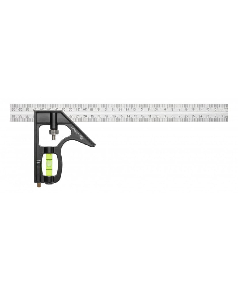 Kątownik stolarski z poziomicą 300mm HT4M217 (8E)(S5)
