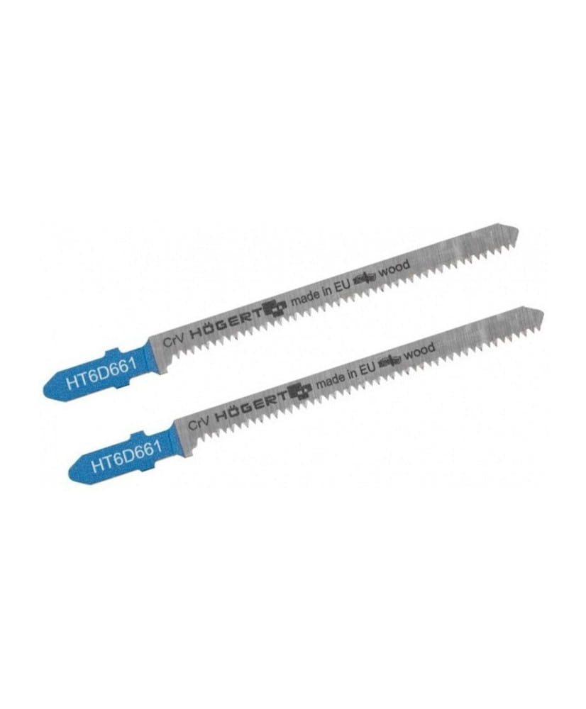 Brzeszczoty do wyrzynarki 100 mm, zakres cięcia 3-60 mm, krzywoliniowe, 2 szt. HT6D661-2 (15A)