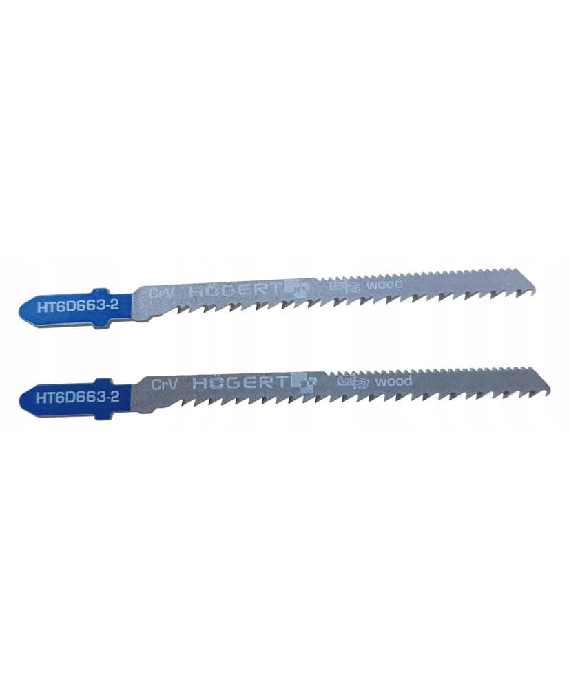 Brzeszczoty do wyrzynarki 100 mm, zakres cięcia 4-30 mm, krzywoliniowe, 2 szt. HT6D663-2 (15A)